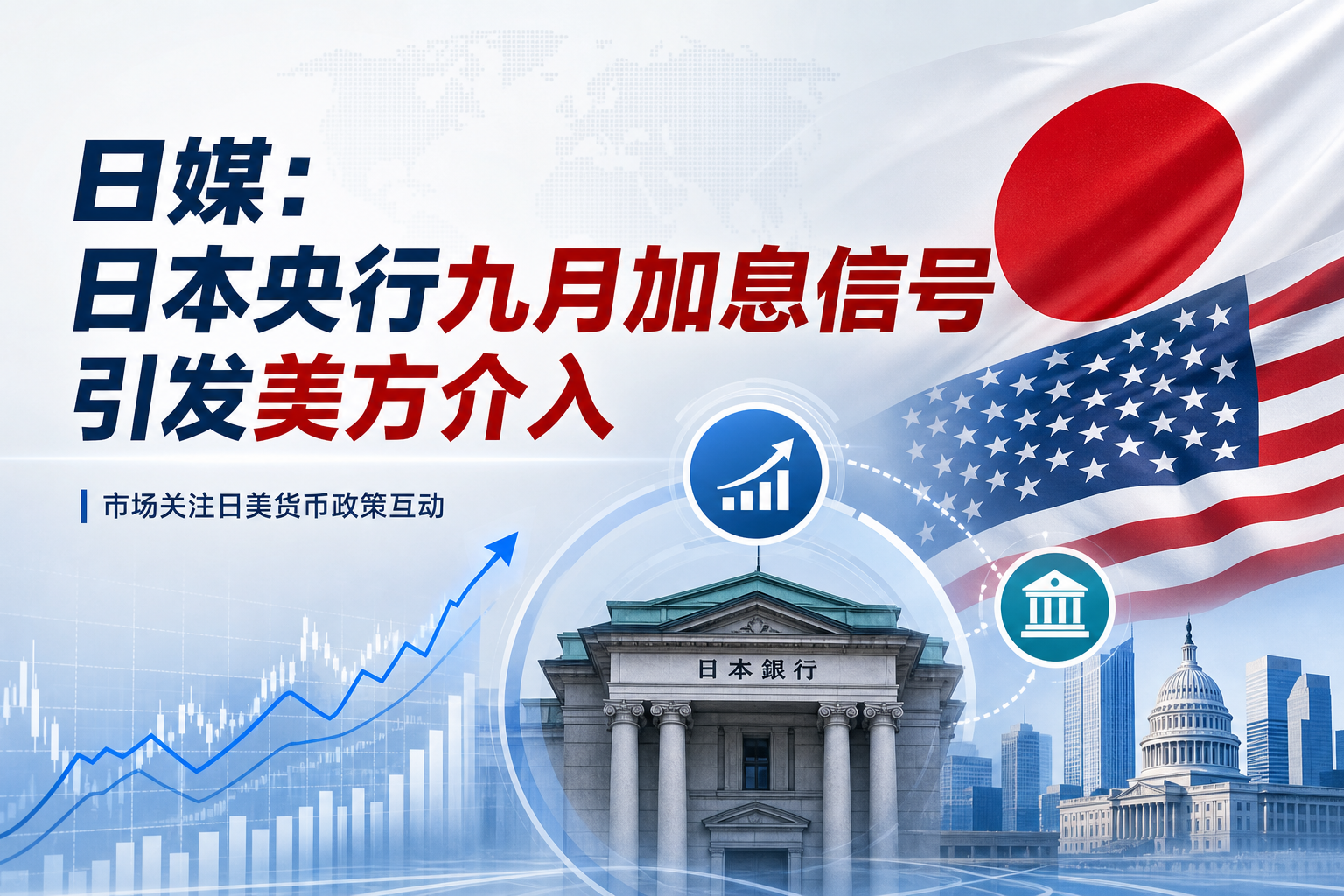 日媒：日本央行九月加息信号促使美国参与干预