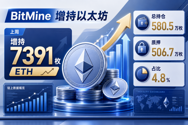 BitMine 上周增持 7391 枚 ETH-指挥使社区 - 真实线索、热点议题与深度观察