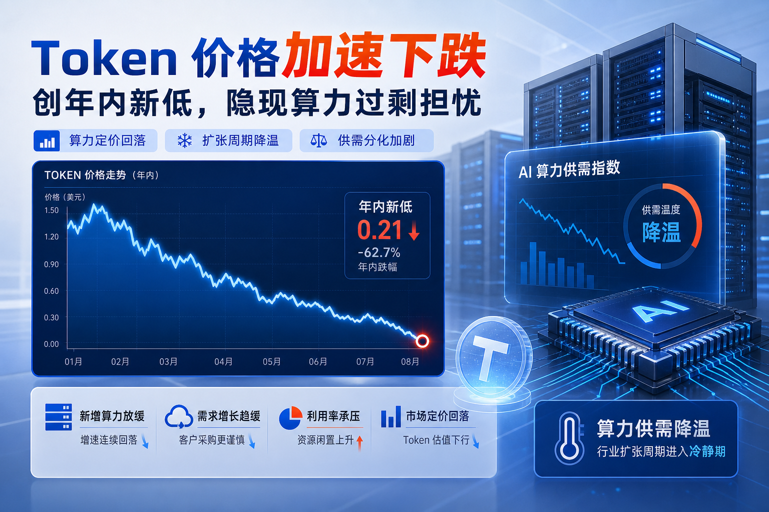 Token 价格加速探底,创年内新低,算力过剩隐忧浮现