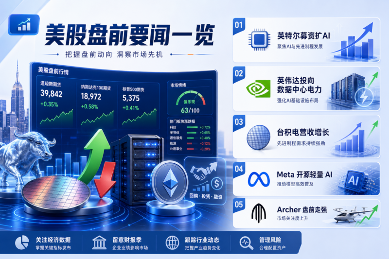美股盘前要闻一览-指挥使社区 - 真实线索、热点议题与深度观察