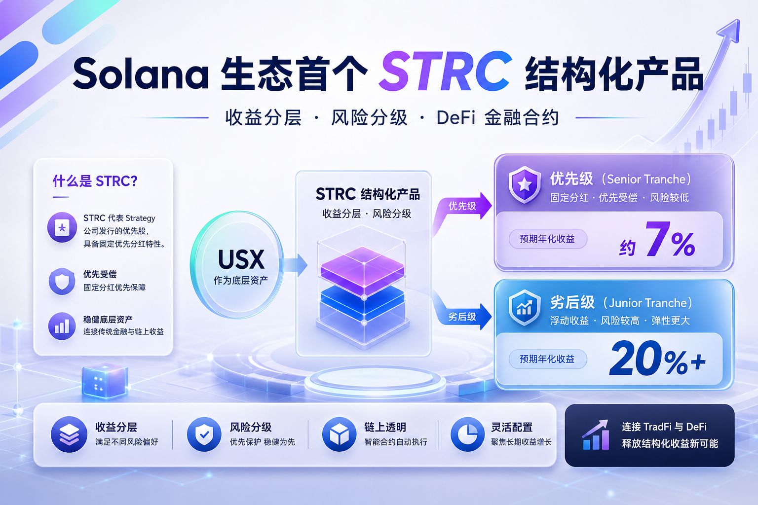 Solana 生态推出首个 STRC 结构化产品
