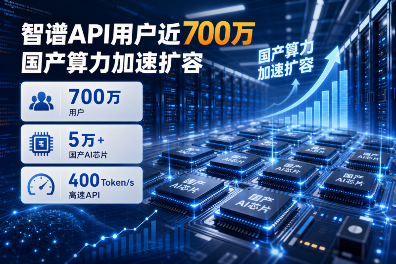智谱 API 用户接近 700 万,启用超 5 万块国产 AI 芯片缓解算力压力-指挥使社区 - 真实线索、热点议题与深度观察