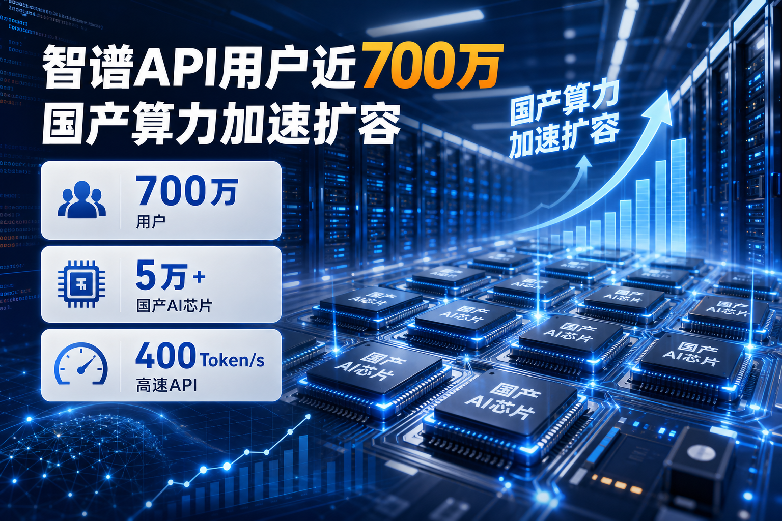 智谱 API 用户接近 700 万,启用超 5 万块国产 AI 芯片缓解算力压力