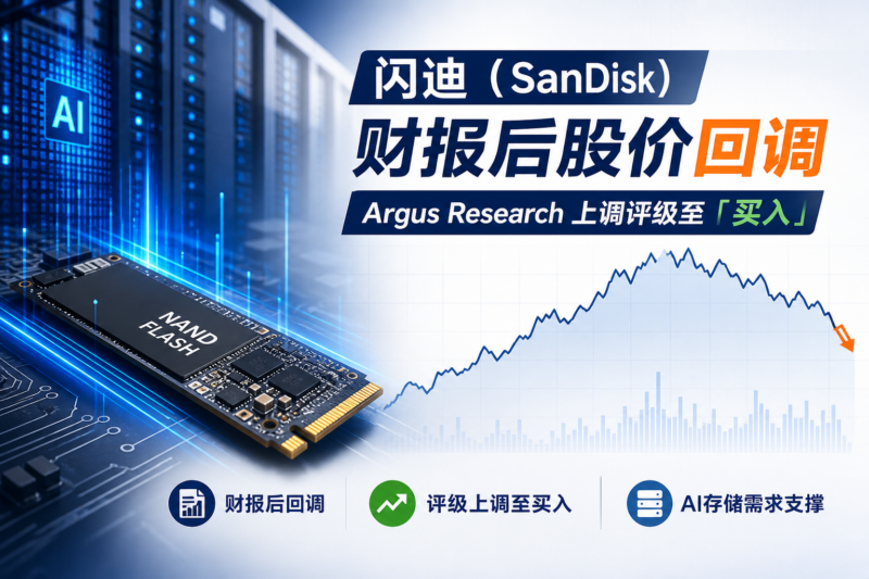 闪迪财报后股价回调，Argus Research 上调评级至「买入」-指挥使社区 - 真实线索、热点议题与深度观察