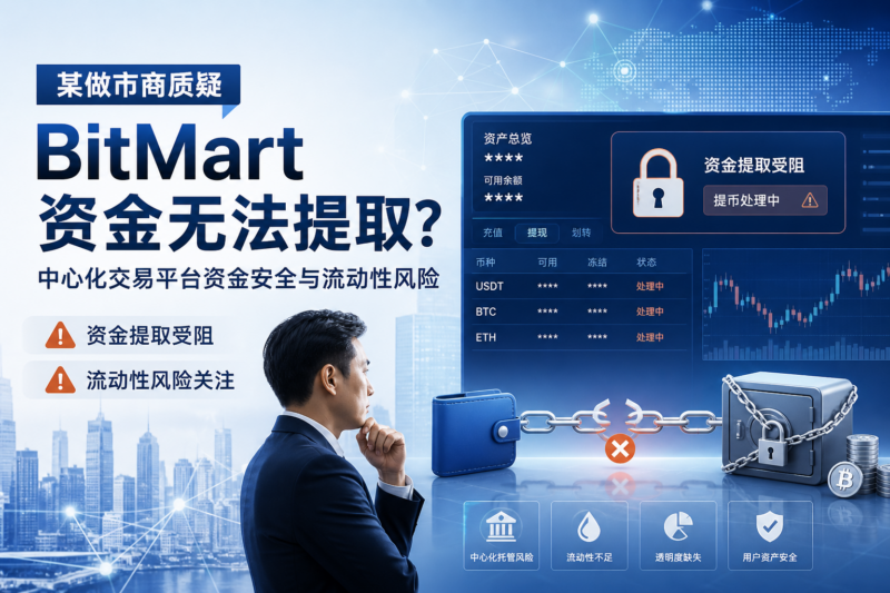 某做市商质疑 BitMart 资不抵债,称资金已无法提取-指挥使社区 - 真实线索、热点议题与深度观察