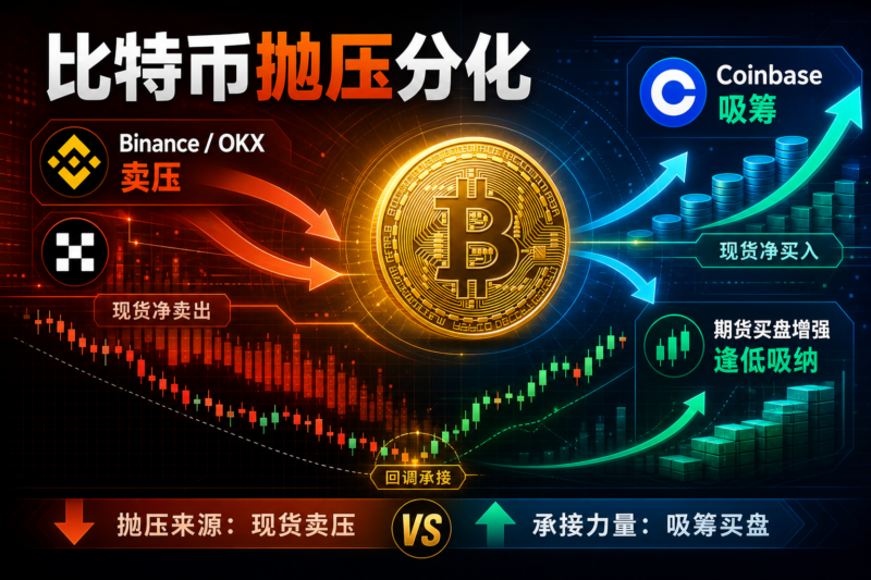 观点:比特币抛压主要来自 Binance、OKX,Coinbase 及期货市场持续吸筹-指挥使社区 - 真实线索、热点议题与深度观察