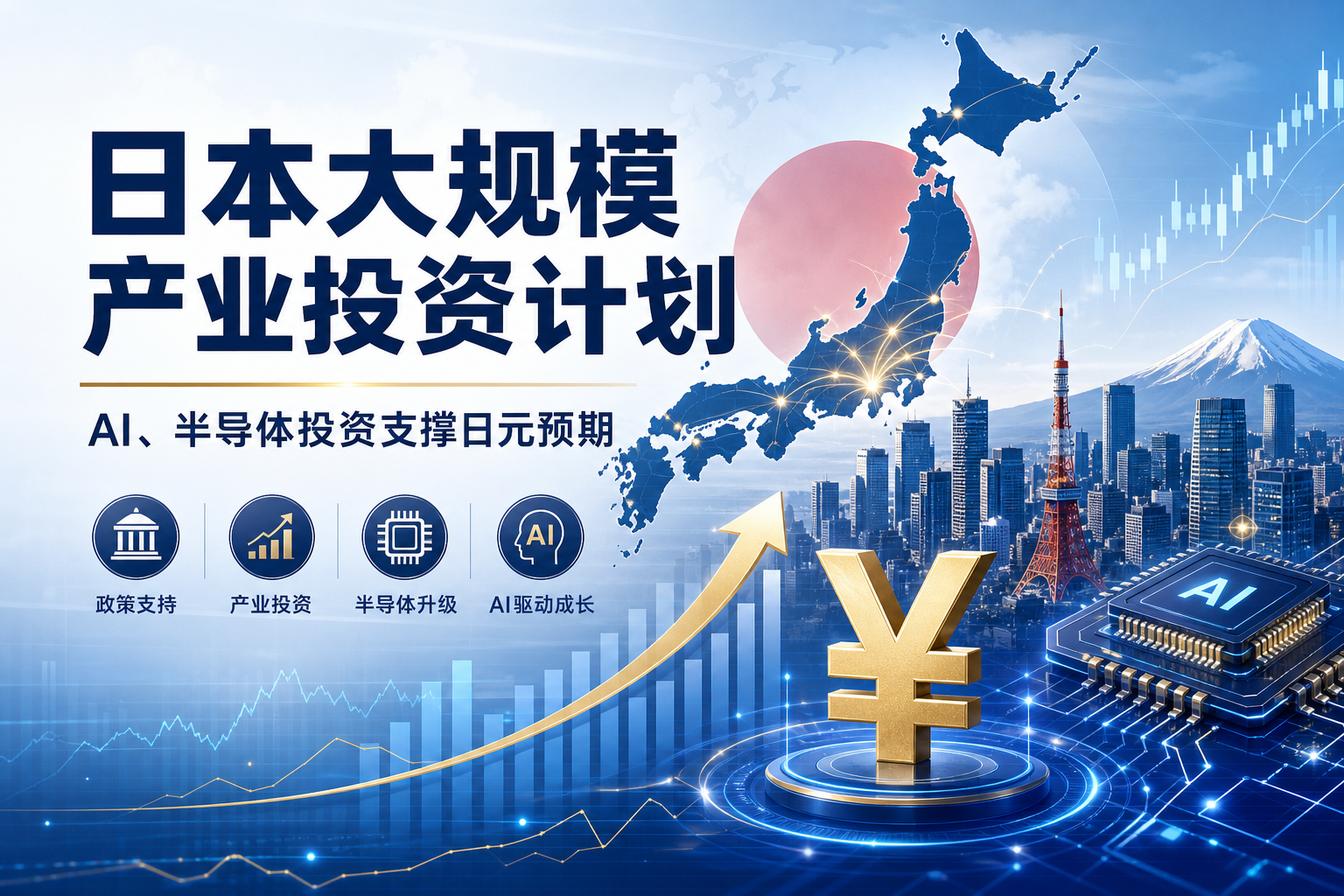日本官员淡化 2.3 万亿美元投资计划财政压力:称 AI、半导体投资将长期支撑日元