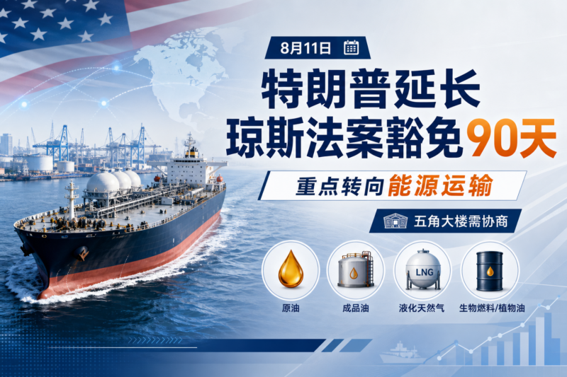 特朗普延长《琼斯法案》航运豁免 90 天,适用范围转向能源运输-指挥使社区 - 真实线索、热点议题与深度观察