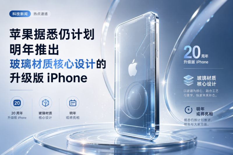 苹果据悉仍计划明年推出玻璃材质核心设计的升级版 iPhone-指挥使社区 - 真实线索、热点议题与深度观察