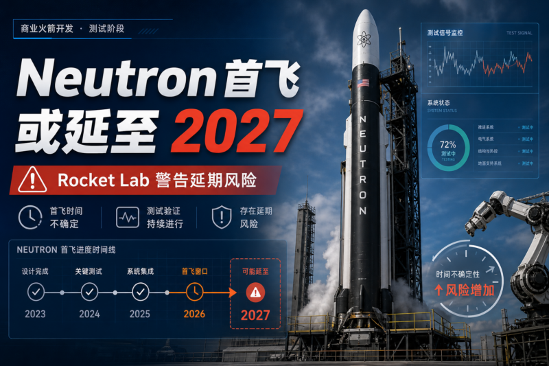 Rocket Lab 警告 Neutron 首飞存在延期风险，或推迟至 2027 年-指挥使社区 - 真实线索、热点议题与深度观察