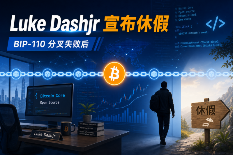 强推 BIP-110 分叉失败后，Luke Dashjr 宣布休假-指挥使社区 - 真实线索、热点议题与深度观察