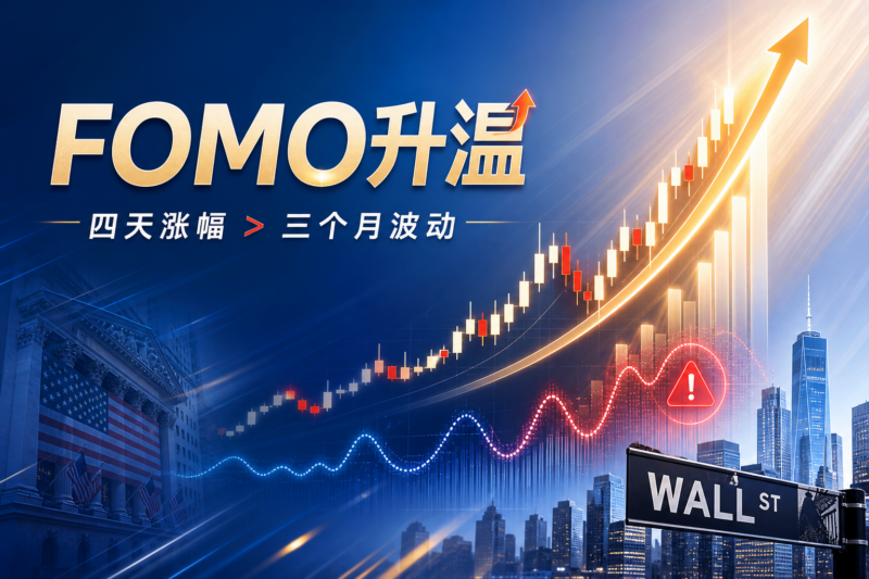 华尔街 FOMO 行情持续升温:四天涨幅缘何超过三个月波动?-指挥使社区 - 真实线索、热点议题与深度观察