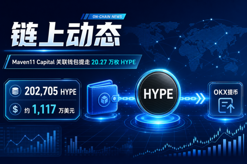 链上动态|Maven11 Capital 关联钱包从 OKX 提出 20.27 万枚 HYPE-指挥使社区 - 真实线索、热点议题与深度观察