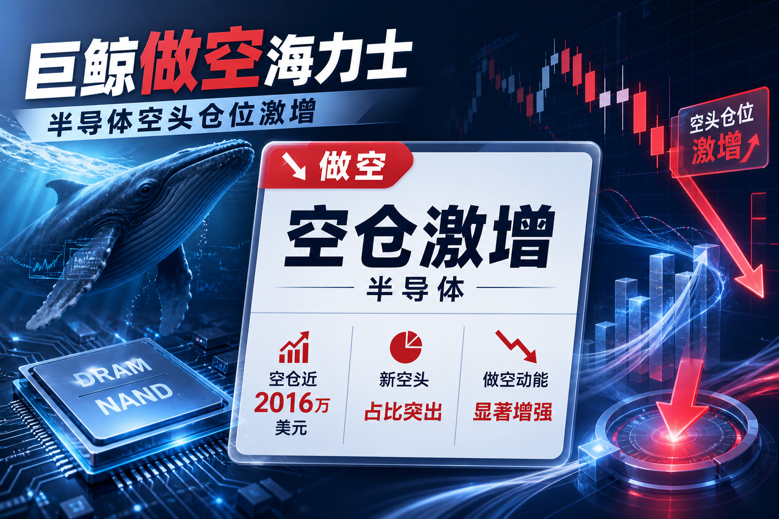 巨鲸做空 2016 万美元海力士，贡献近 12 小时半数新增仓位