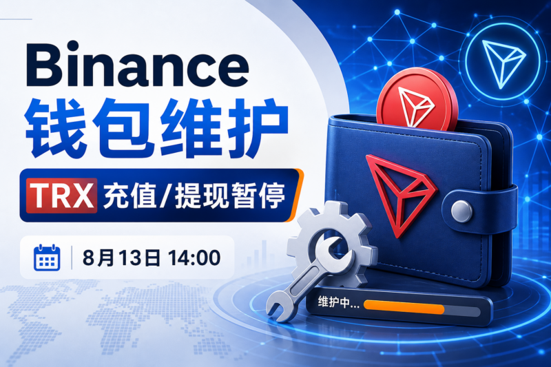 Binance 将于 8 月 13 日对 Tron 网络（TRX）进行钱包维护-指挥使社区 - 真实线索、热点议题与深度观察