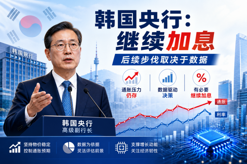 韩国央行高级副行长:有必要继续加息,后续步伐将取决于数据-指挥使社区 - 真实线索、热点议题与深度观察