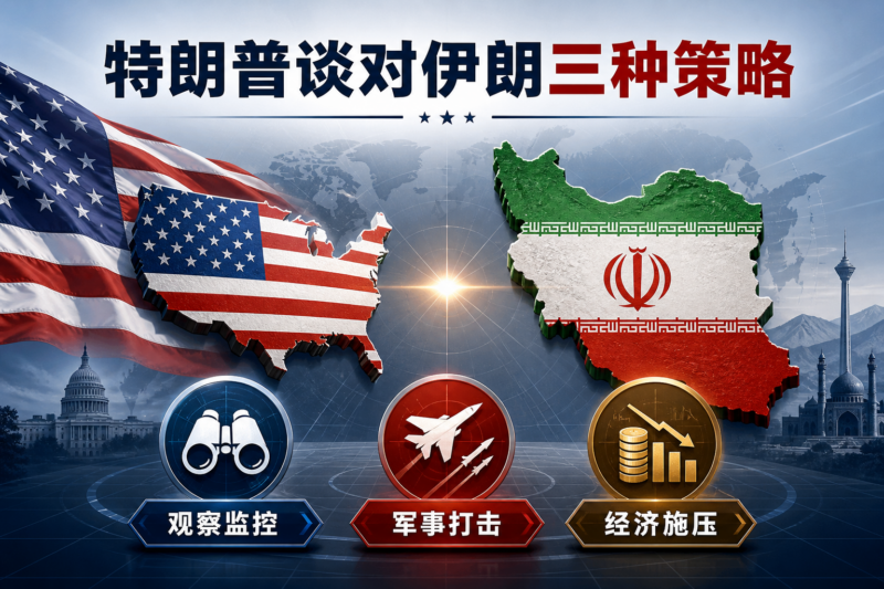 特朗普称美国对伊朗有三种“策略”-指挥使社区 - 真实线索、热点议题与深度观察