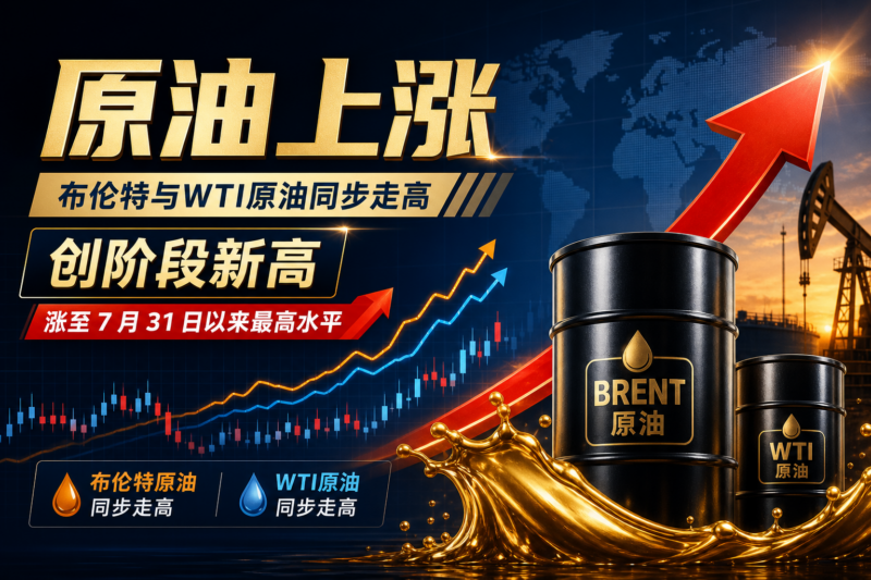 原油涨至 7 月 31 日以来最高水平-指挥使社区 - 真实线索、热点议题与深度观察