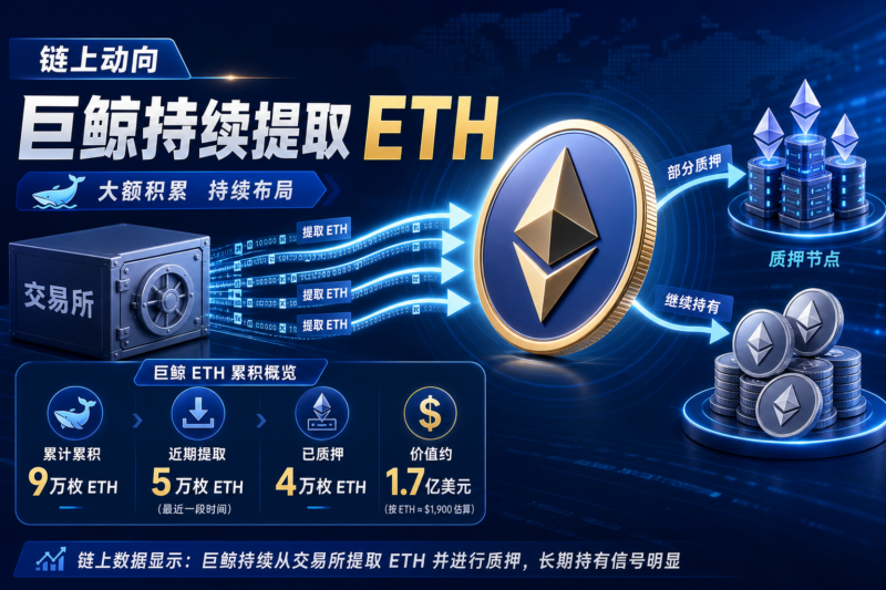 链上动向:某巨鲸近期累计从 Binance 提取 9 万枚 ETH-指挥使社区 - 真实线索、热点议题与深度观察