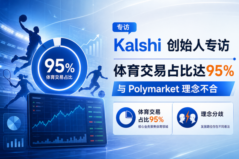 Kalshi 创始人专访：体育交易占比达 95%，与 Polymarket 理念不合-指挥使社区 - 真实线索、热点议题与深度观察