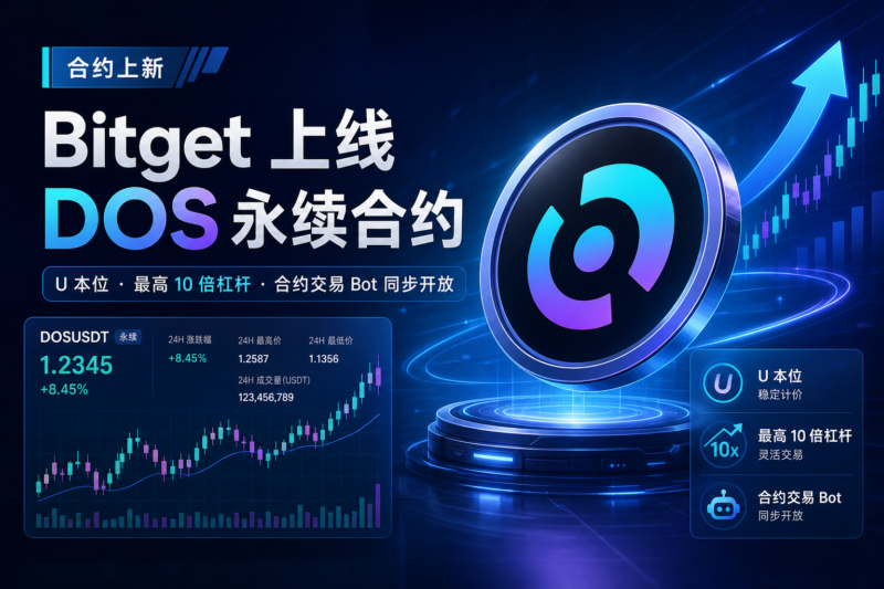 Bitget 上线 U 本位 DOS 永续合约-指挥使社区 - 真实线索、热点议题与深度观察