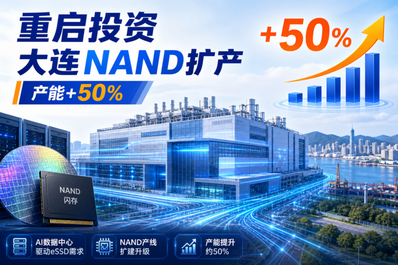 SK 海力士拟重启中国大连 NAND 闪存产线投资,产能预计提升 50%-指挥使社区 - 真实线索、热点议题与深度观察