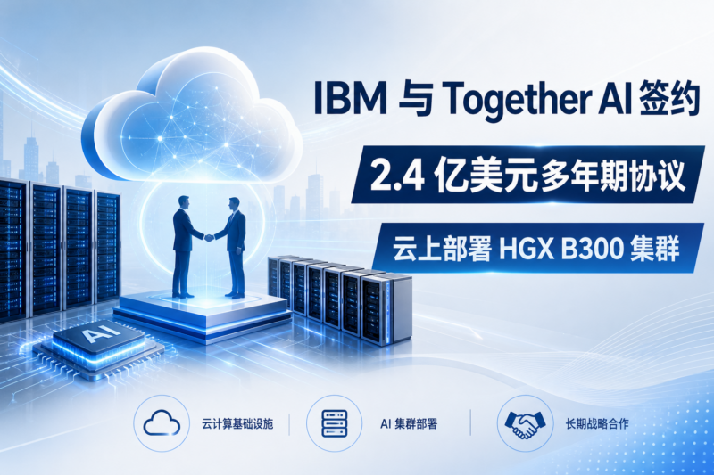 IBM 与 Together AI 签署 2.4 亿美元多年期协议-指挥使社区 - 真实线索、热点议题与深度观察