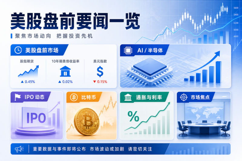 美股盘前要闻一览-指挥使社区 - 真实线索、热点议题与深度观察