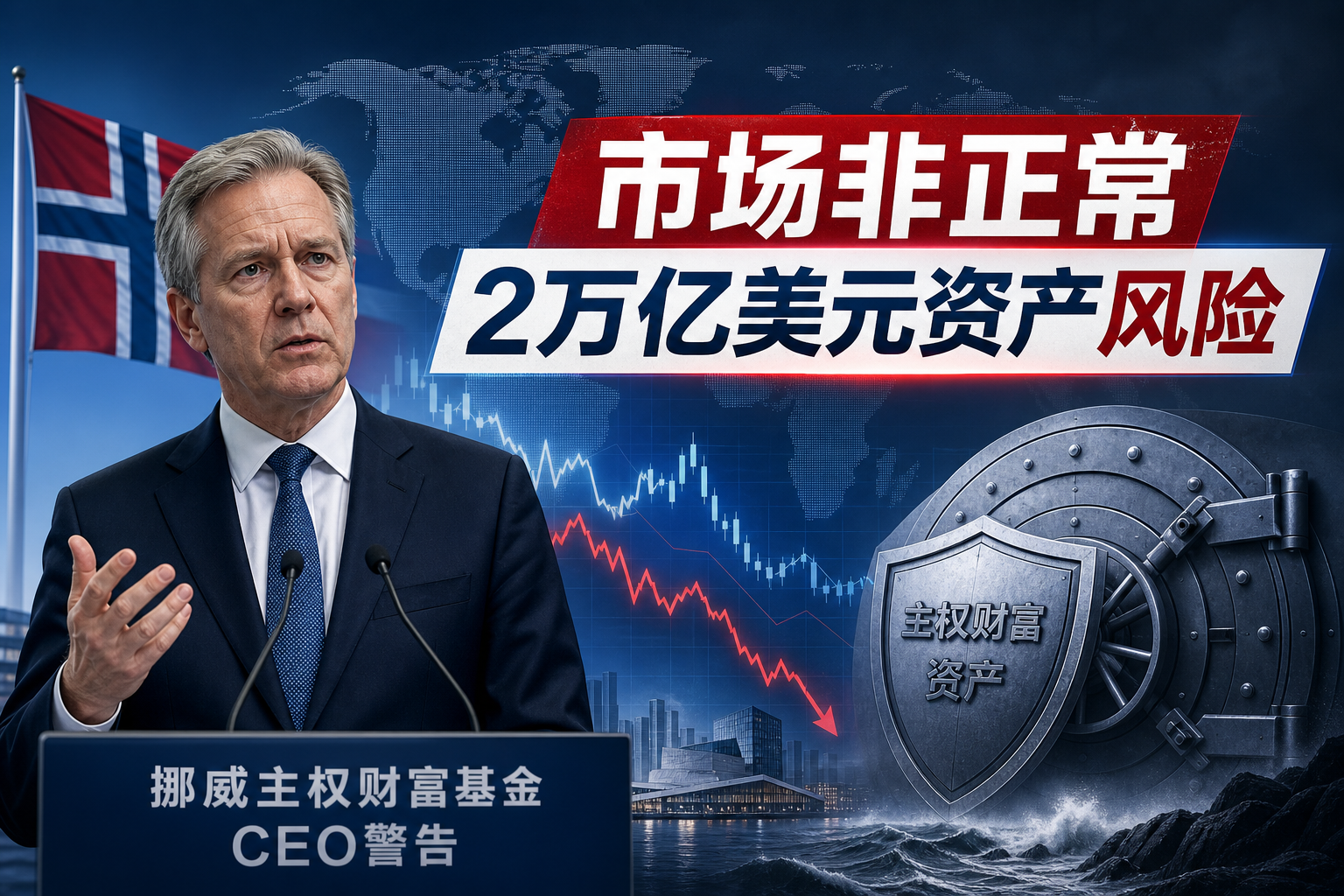 挪威基金 CEO：市场“非正常”，2 万亿美元资产或面临归零风险