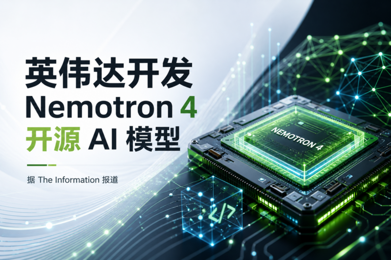 英伟达正开发新的 Nemotron 4 开源 AI 模型-指挥使社区 - 真实线索、热点议题与深度观察
