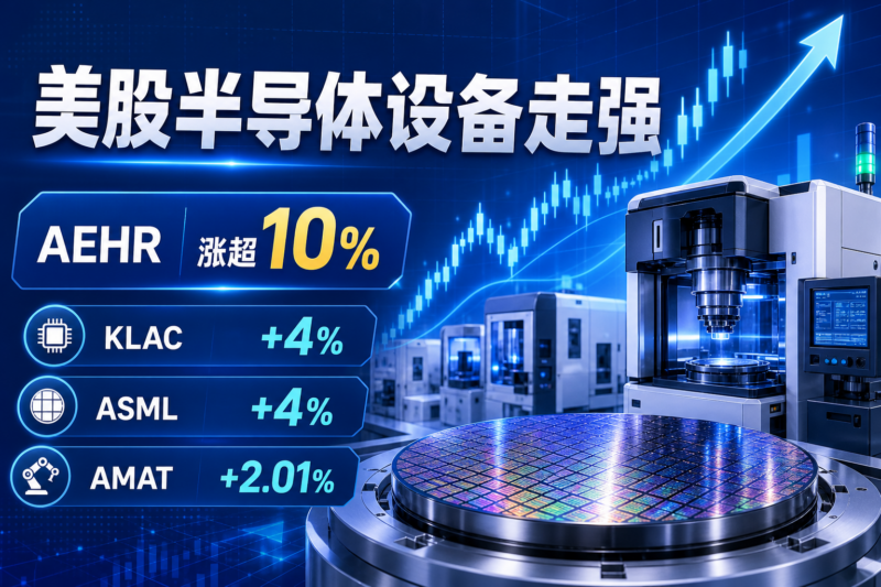 美股半导体设备板块走强，AEHR 涨超 10%-指挥使社区 - 真实线索、热点议题与深度观察