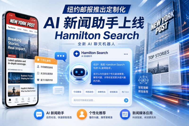 《纽约邮报》推出定制化 AI 聊天机器人 Hamilton Search-指挥使社区 - 真实线索、热点议题与深度观察