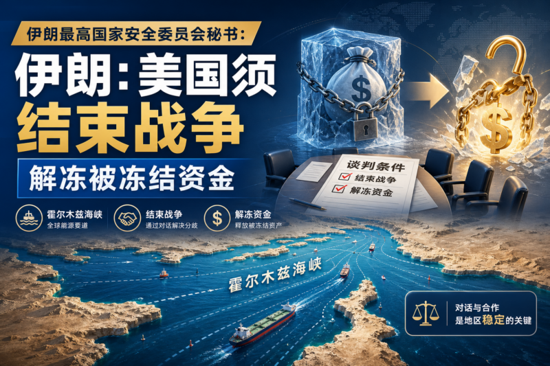 伊朗最高国家安全委员会秘书:美国必须结束战争并解冻被冻结的伊朗资金-指挥使社区 - 真实线索、热点议题与深度观察