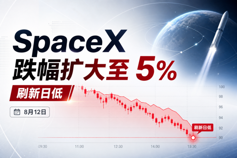 SpaceX 跌幅扩大至 5%，刷新日低-指挥使社区 - 真实线索、热点议题与深度观察