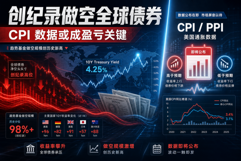 趋势基金创纪录做空全球债券,美国 CPI 报告或成盈亏关键-指挥使社区 - 真实线索、热点议题与深度观察
