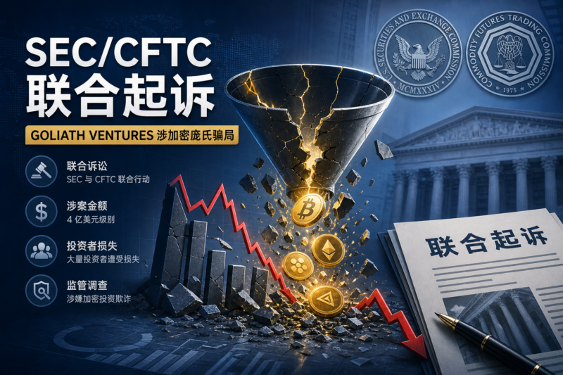 SEC 与 CFTC 联合起诉 Goliath Ventures 涉 4 亿美元加密庞氏骗局-指挥使社区 - 真实线索、热点议题与深度观察