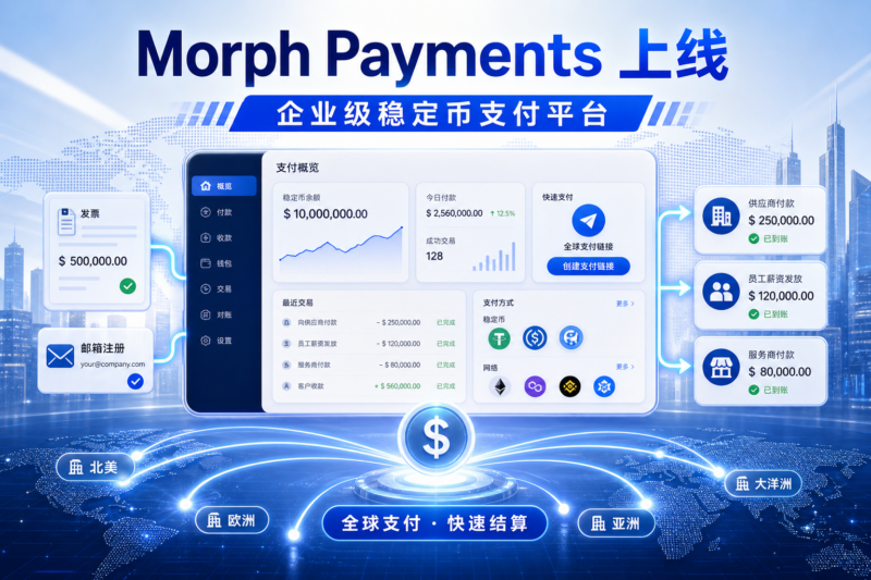 Morph 上线企业级稳定币支付平台 Morph Payments-指挥使社区 - 真实线索、热点议题与深度观察