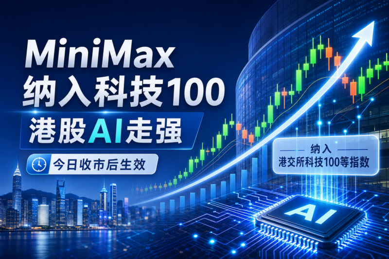 MiniMax今日将被纳入港交所科技100等指数,港股AI股盘初走强-指挥使社区 - 真实线索、热点议题与深度观察