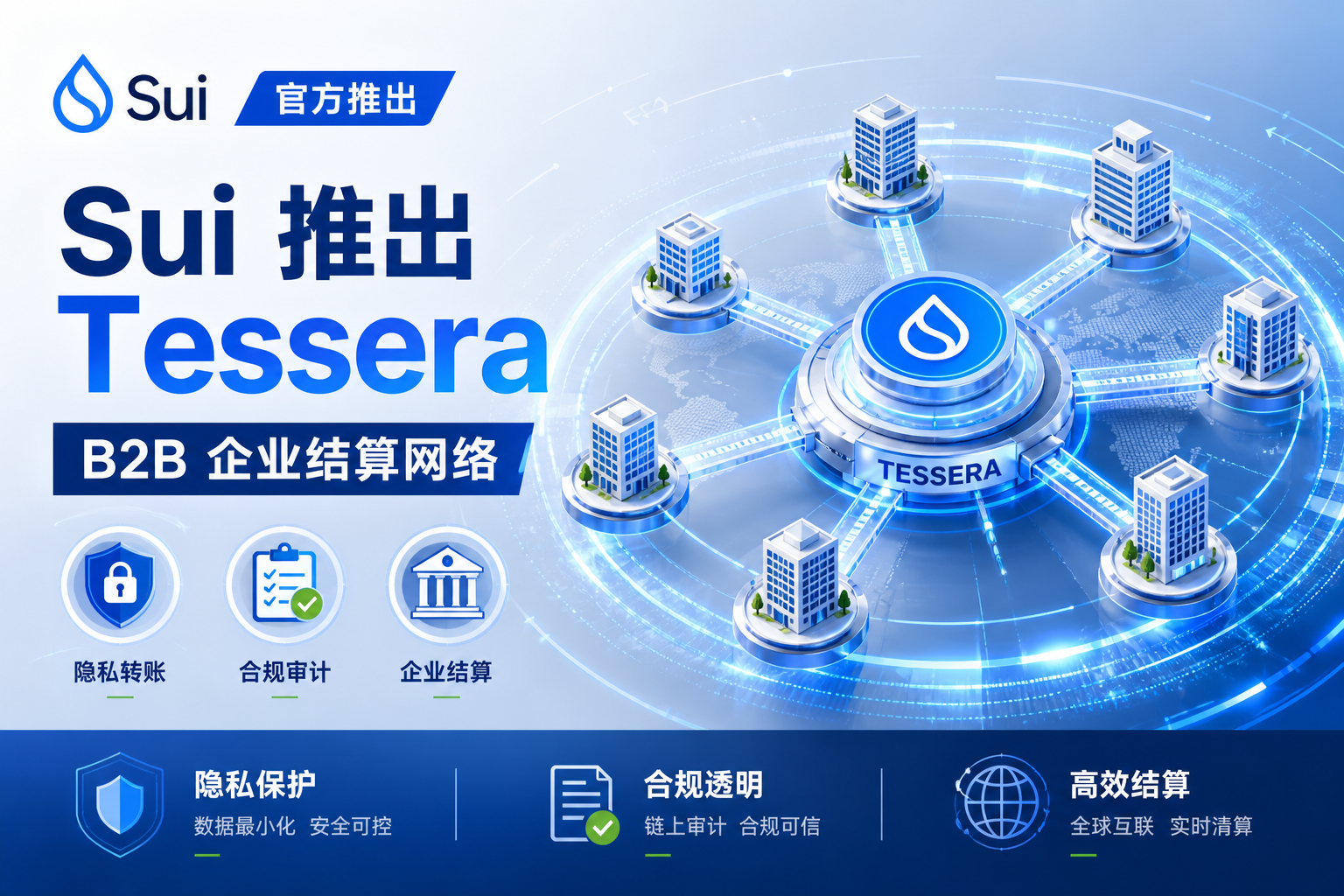 Sui 官方推出 B2B 企业结算网络 Tessera