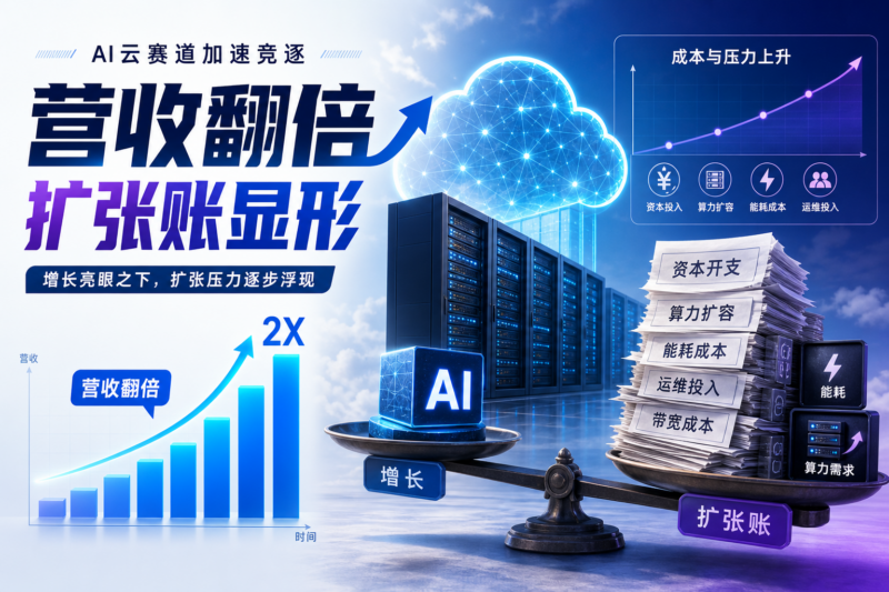 CoreWeave营收翻倍后，AI云的「扩张账」开始显形-指挥使社区 - 真实线索、热点议题与深度观察