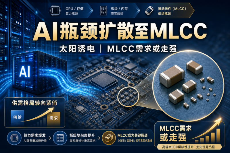 Serenity评Leopold重仓太阳诱电:AI瓶颈正向最小元器件扩散,MLCC需求或将走强-指挥使社区 - 真实线索、热点议题与深度观察