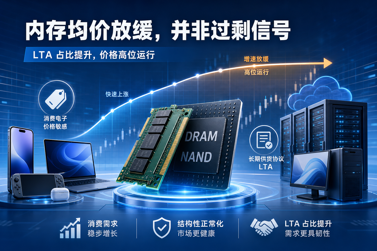 TrendForce 内存过剩观点遭反驳:均价增长放缓被视为正常信号