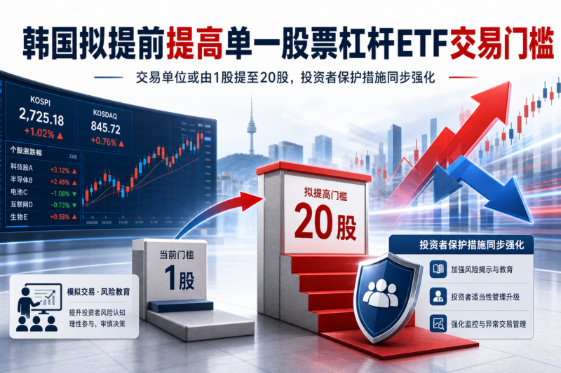 韩国拟提前提高单一股票杠杆ETF交易门槛-指挥使社区 - 真实线索、热点议题与深度观察