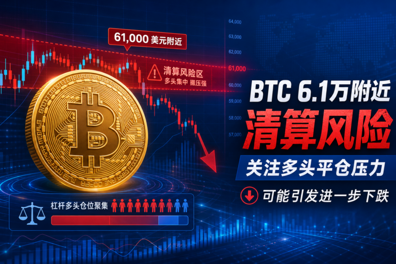 Glassnode联创:比特币在6.1万美元附近积累多头清算风险,或引发进一步下跌-指挥使社区 - 真实线索、热点议题与深度观察