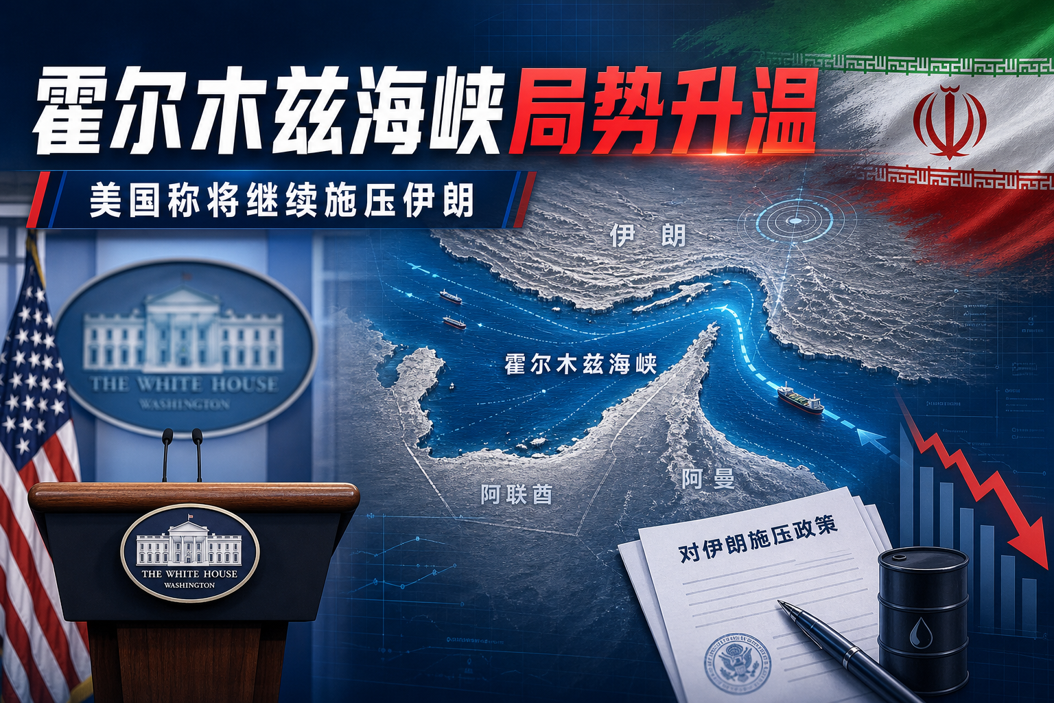特朗普称将很快宣布霍尔木兹海峡为美国领土