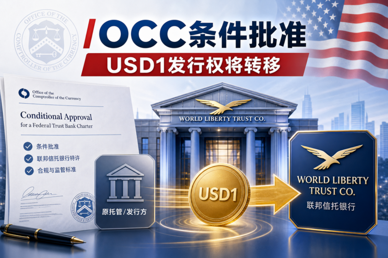 World Liberty获美国OCC有条件信托银行牌照,USD1稳定币发行权将转移-指挥使社区 - 真实线索、热点议题与深度观察