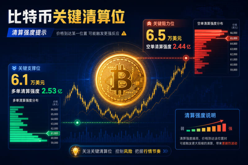 比特币若突破 6.5 万美元,主流 CEX 累计空单清算强度或达 2.44 亿-指挥使社区 - 真实线索、热点议题与深度观察