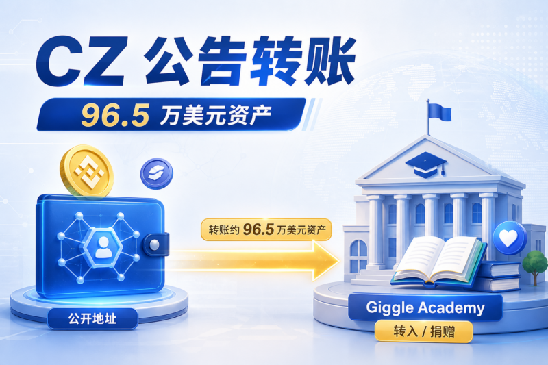 CZ 公开地址向 Giggle Academy 转账 96.5 万美元资产-指挥使社区 - 真实线索、热点议题与深度观察