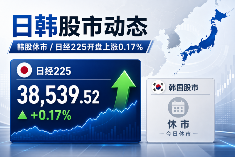 韩股今日休市，日经 225 指数开盘上涨 0.17%-指挥使社区 - 真实线索、热点议题与深度观察