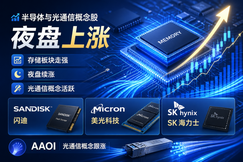 闪迪夜盘续涨近 3%,美光科技、SK 海力士 ADR 涨超 1%-指挥使社区 - 真实线索、热点议题与深度观察